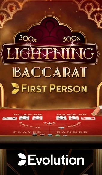 First Person Lightning Baccarat